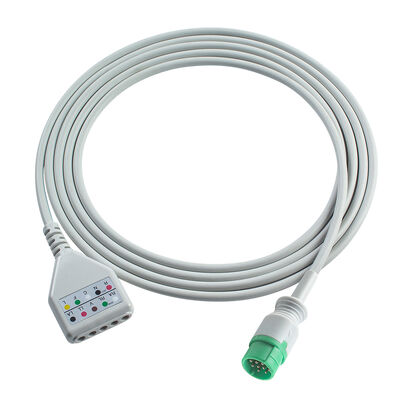 Fukuda Denshi DS8 Series Din style ECG Trunk Cable