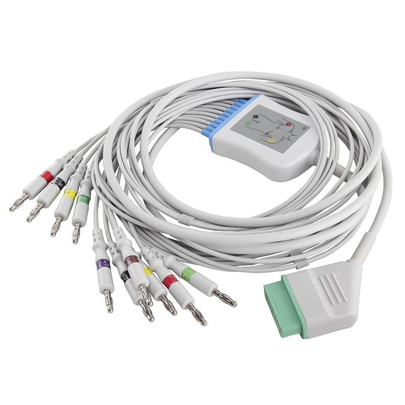 Nihon Kohden Japan bsm-2301 bsm-2353 01.57.107048 electrocardiogram CableLeadwires 4.0Banana