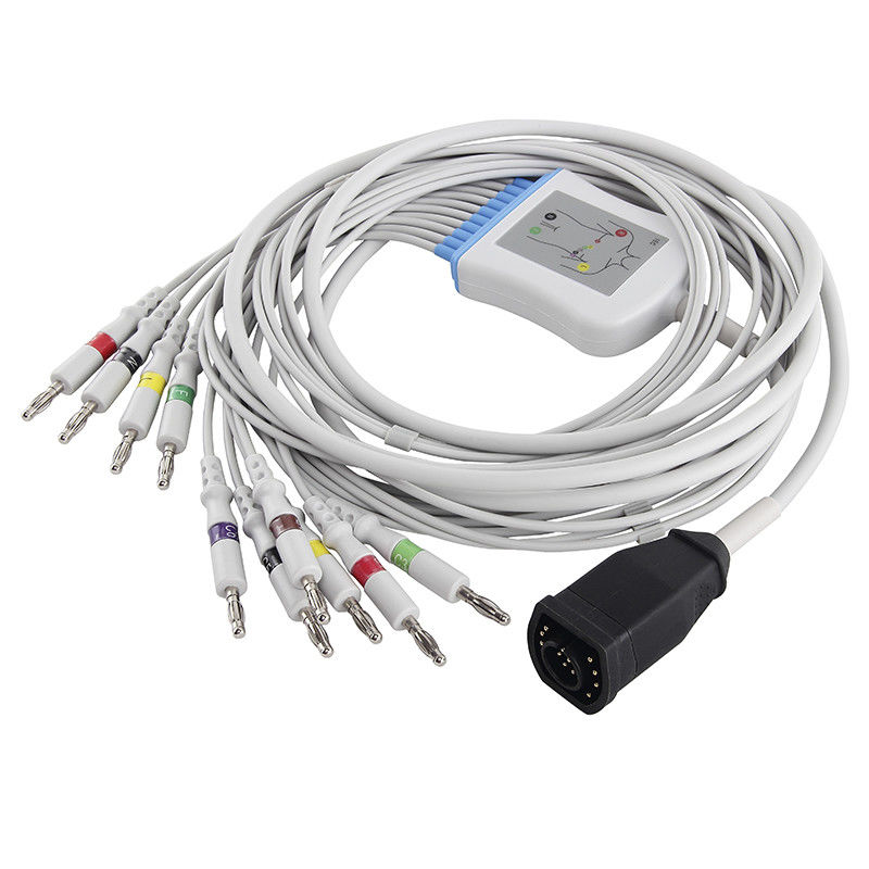 Van de Kabele/m Series And Leadwires CEI 4,0 van het Zollelectrocardiogram de Banaanschakelaar