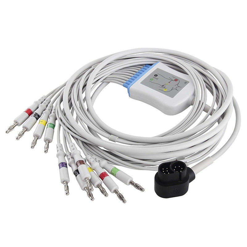 Welsh Allyn Ecg Cable Model: 1500 re-PC-aha-VERBODSecg Kabel en Leadwires-CEI 4.0Banana