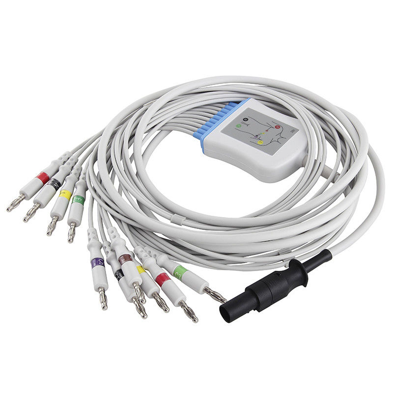Van Kabel 60-00180-01 Leadwires CEI 4,0 van het Mortaraelectrocardiogram de Banaanschakelaar