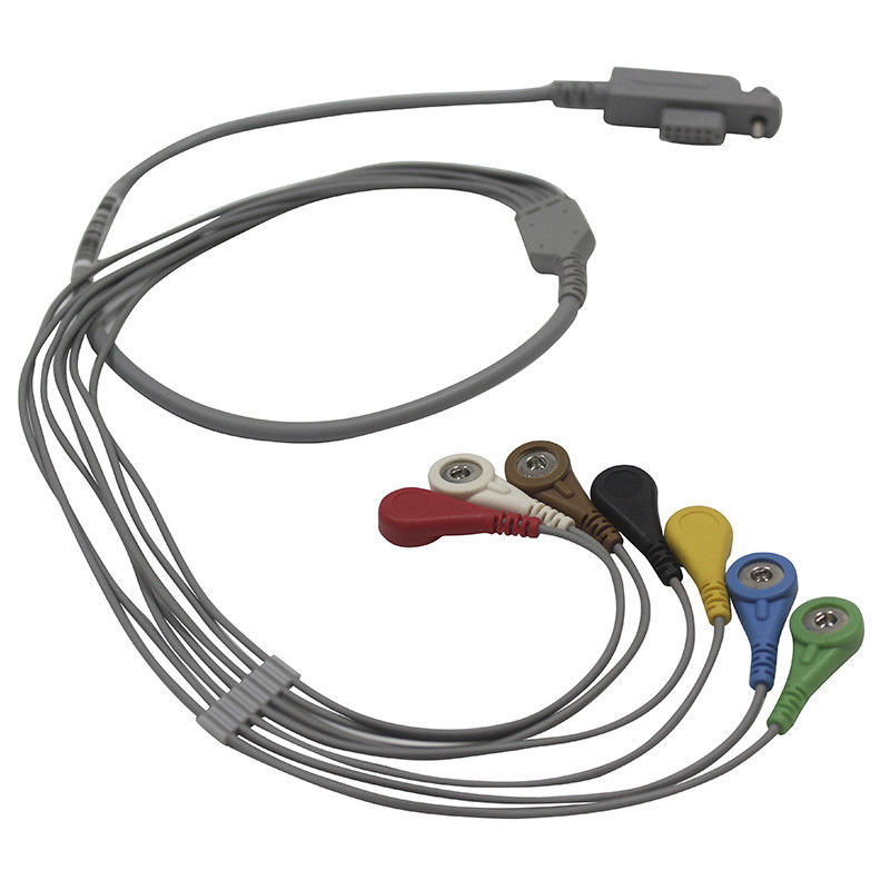 JincoMed Oude Type Kabel en Leadwires 10 van Holter ECG de Breuk van loodcei