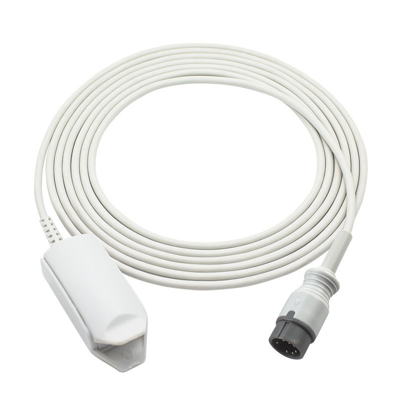 Sonde van de Zoncare de Opnieuw te gebruiken SpO2 Sensor pm-7000C pm-7000D 6 Pin Adult Finger Clip SpO2