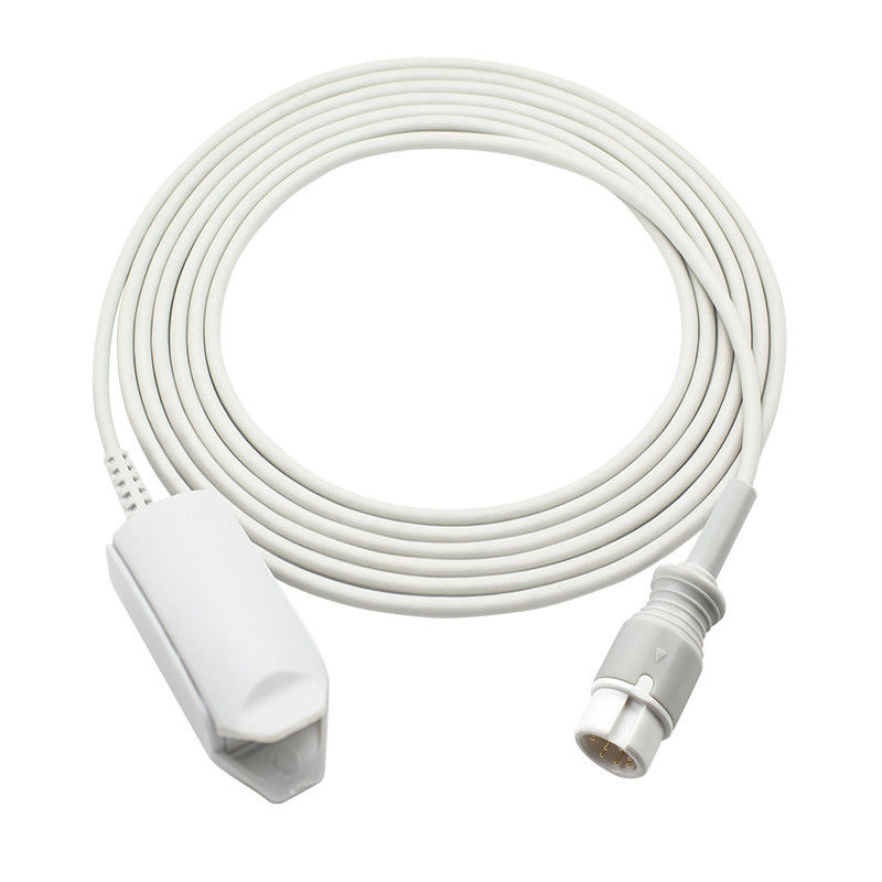 Mindray Accutorr 3 de Sensor van DPM6 0010-30-42738 115-023135-00 SpO2 voor m-asi-Mo de Sonde van technologie 7 Pin Adult Finger Clip SpO2