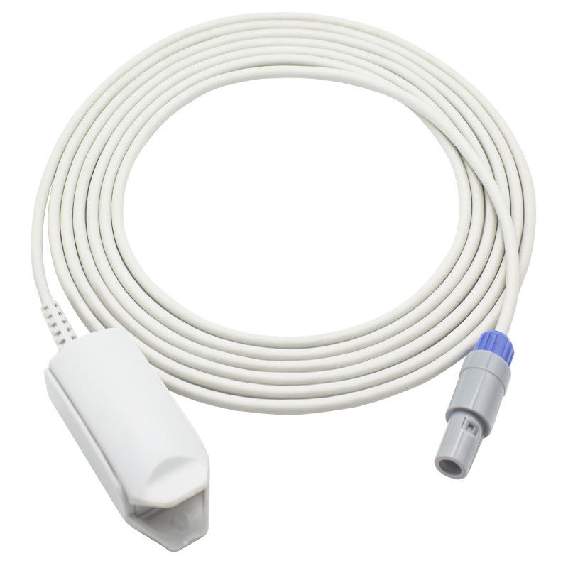 Sonde van de Adecon de Opnieuw te gebruiken SpO2 Sensor mcf-21L DK-8000D DK-8000L 6 Pin Adult Finger Clip SpO2