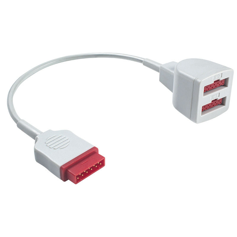 GE Marquette 	IBP-Kabel van de de Omvormeruitbreiding van Adapterkabel 2005772-001 2103966-001 11pin de Dubbele