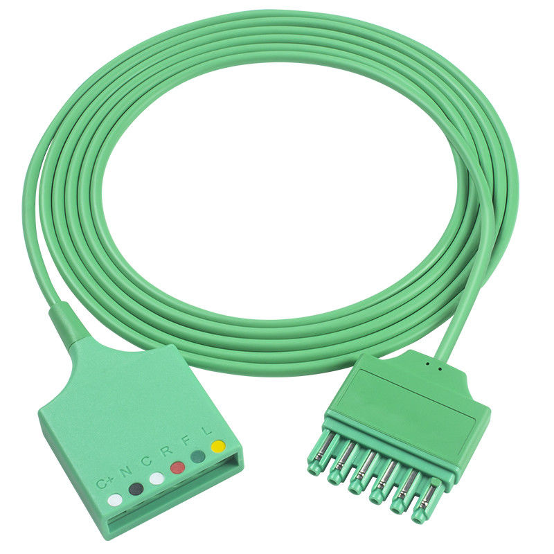 Van de de Boomstamadapter van Siemens Draeger MS16256 6Lead ECG van de Kabeldrager ECG van de de Uitbreidingsboomstam de Kabel Enig Pin Connector