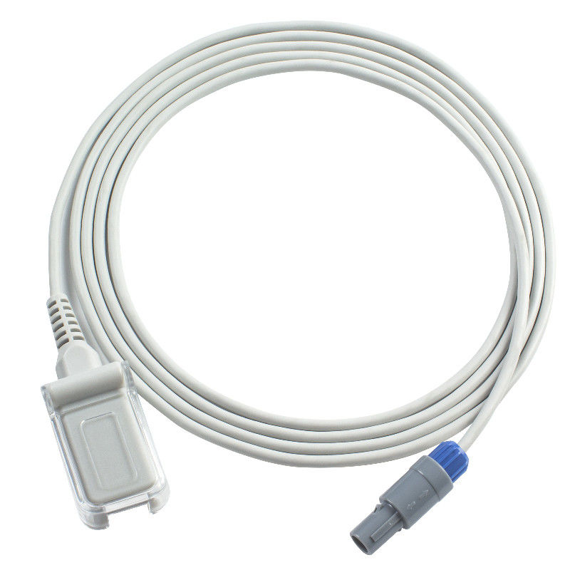 De Sensorkabel 5Pin van Anke Compatible SpO2 aan van de de Adapteruitbreiding van DB9 SpO2 Kabel 2.4M TPU