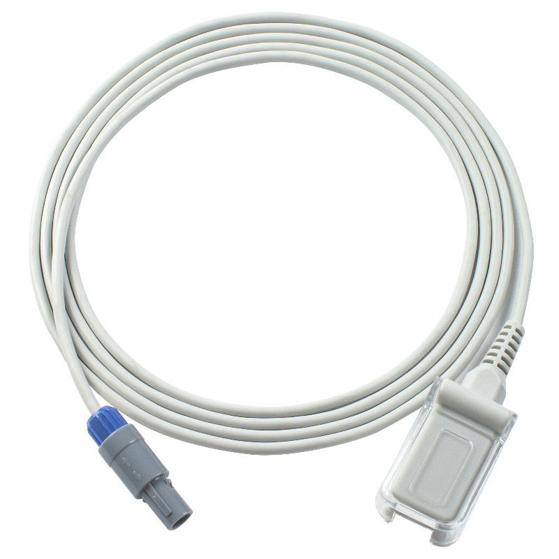 Kabel 7 van de de Adapteruitbreiding van Pin To DB9 SpO2 Kabel 2.4M TPU van de angelusspo2 Sensor