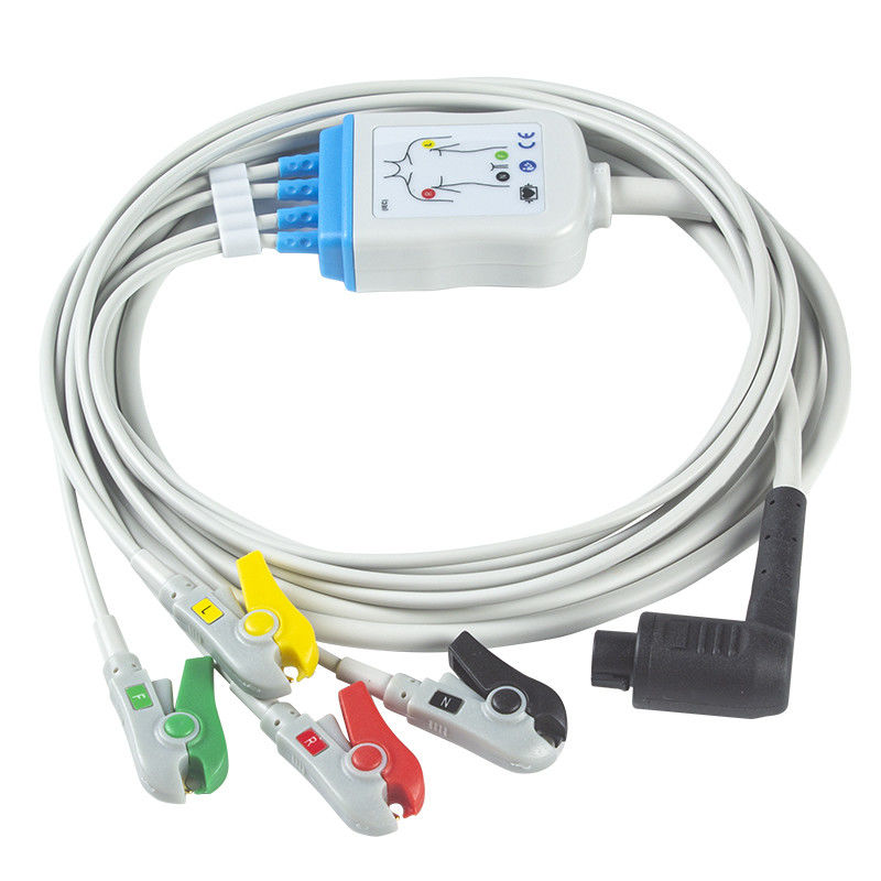 Corpuls 3 ECG-Kabel en Leadwires 4 de Kabel van de de Klem11pin Schakelaar ECG van CEI van het Loodlidmaat