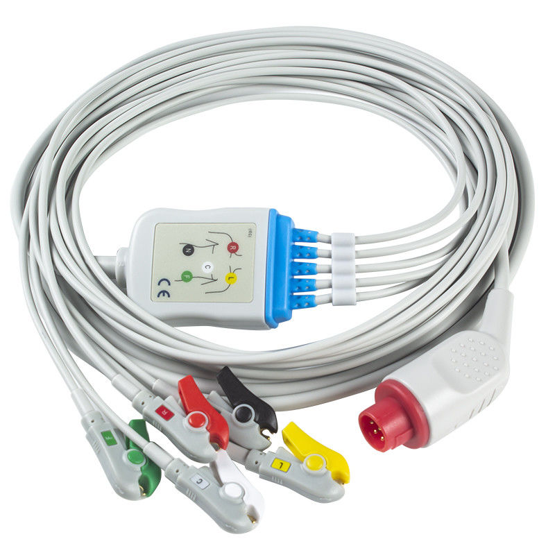 Bionetbm3/5 ECG Kabels en Leadwires 5 Klem 8 van Loodcei de Kabel van Pin Connector ECG