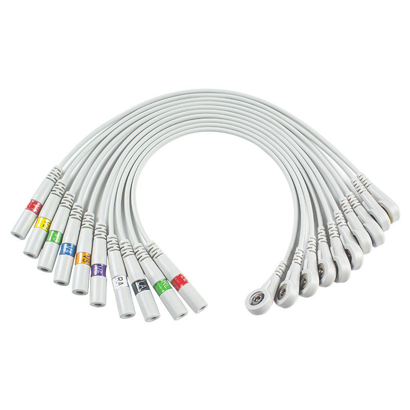 ECG-Delenbanaan om ECG-de Schakelaar van de Adapters 9281-002-50 4mm ECG Elektrode van de Adaptervlecht te breken