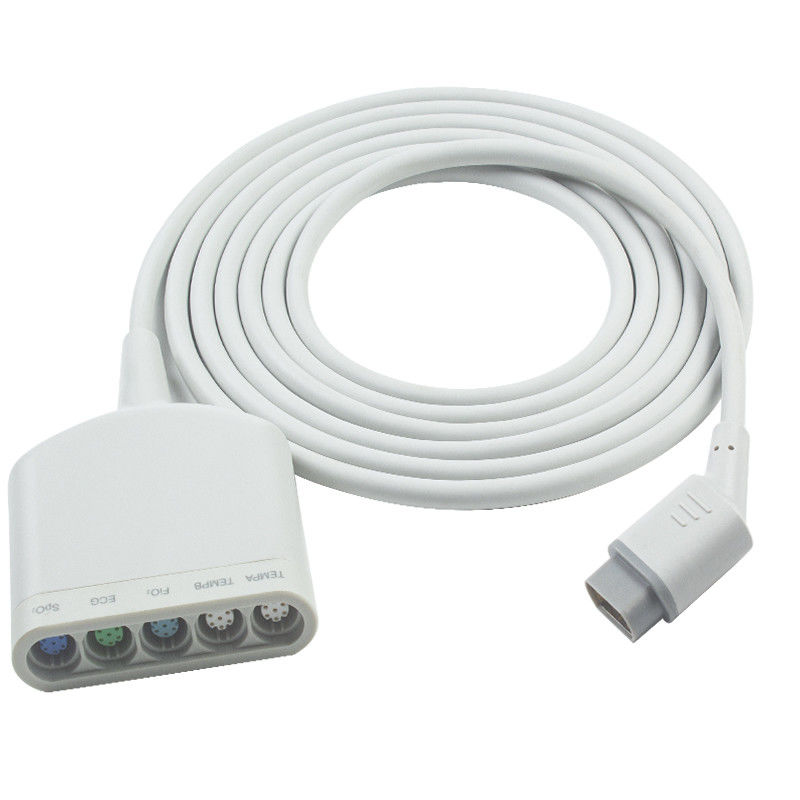 De Kabel Draeger 5590539 van S-iemens SC7000 ECG Pasgeborenemed ECG Trunck Kabel