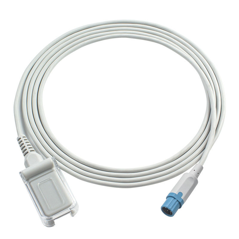 De Sensorkabel van Dragersiemens SpO2 voor m-asi-Mo Technologie 7Pin aan de Uitbreidingskabel van DB9 SpO2