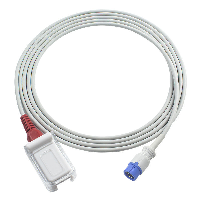 Van de de Sensorkabel SpO2 van technologie C30/C50/C80 SpO2 van Comenfor M-asi-mo de rode van de de Adapteruitbreiding Kabel 12Pin aan de Geduldige Kabel van DB9