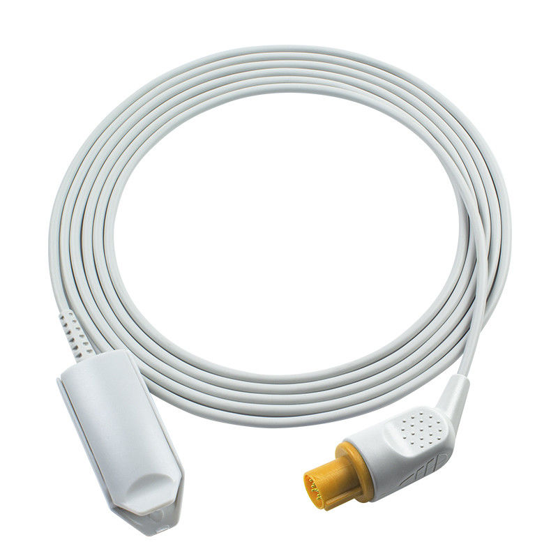 GE Hellige Compatible Direct-Connect Herbruikbare SpO2 Sensor 7 Pin Volwassen SMK SMC SMU SMS SMV SpO2 Probe
