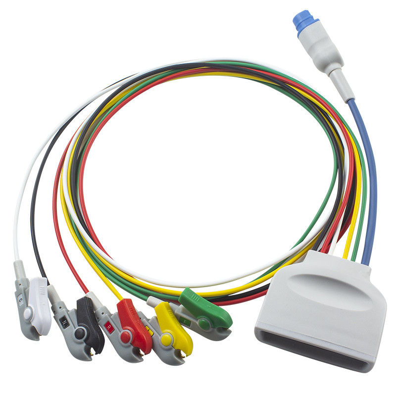 P-hilips MX40 Telemetrie EKG Leadwires met SpO2 Sensor 5 Lead ECG Leadwire 989803171951