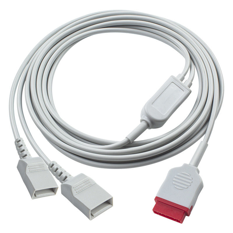 GE IBP Adapter Cable 2016997-003 2016997-004 11pin tot Dual Utah Connector Transducer Extension Cable