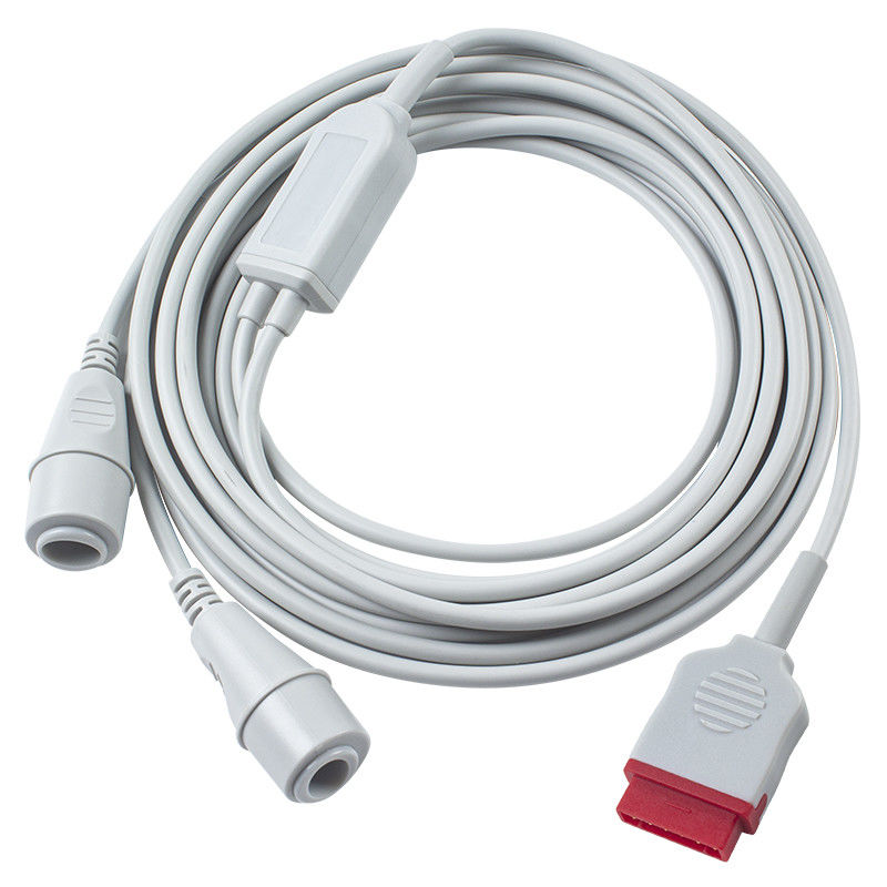 GE Invasieve bloeddrukomvormer IBP Adapter kabel 2*Edward 6pin IBP verlengkabel