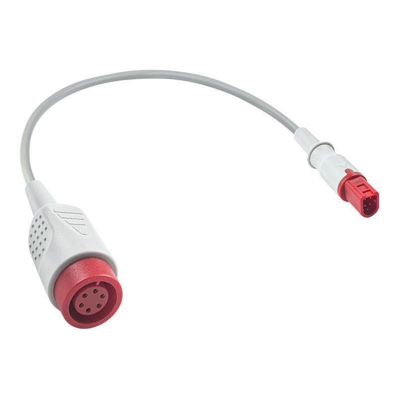 Mindray 5pin tot 6pin Transducer IBP Adapter Kabel TPU IBP Verlengkabel 0.3Meter