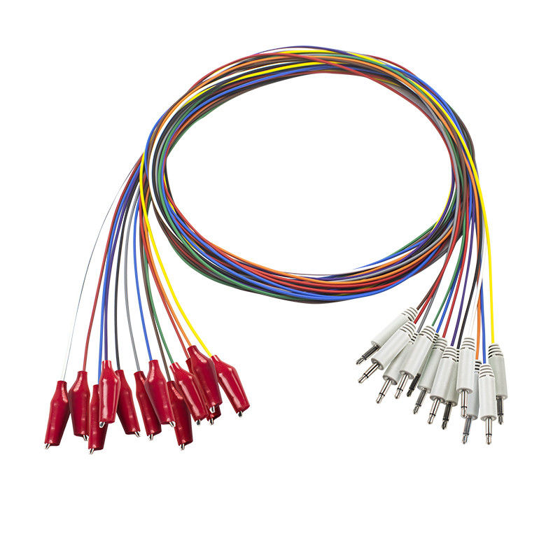EEG-kabel 3.5 Mono Plug to Grabber EEG Cap Cable EEG-elektrodekabel met zachte buitenste schelp