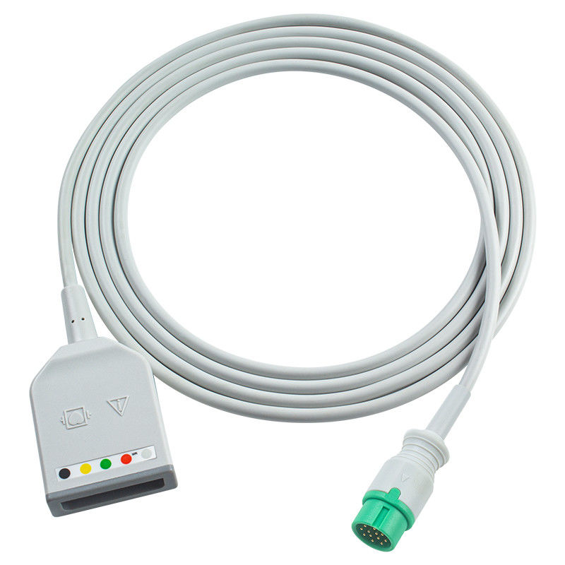 Biolight 12Pin 5Lead ECG Trunk Adapter kabel AnyView A2 A6 A4 A8 Q7 Q5 ECG verlengkabel Euro Style