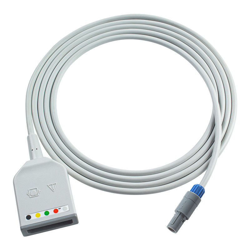 Biosys Lemo 6Pin 5Lead ECG Trunk Adapter Kabel BPM-103 Tepas Kma800 ECG Uitbreidingskabel Euro Style