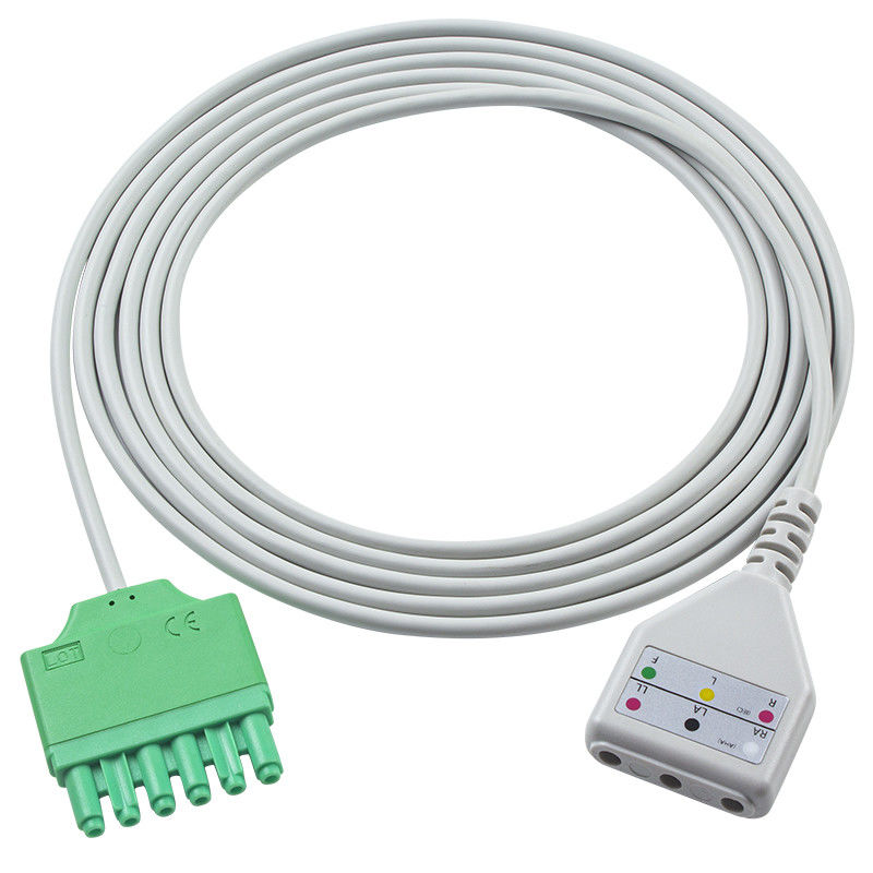 Siemens Drager Infinity M540 ECG-afdekkingskabel Draeger ECG-kabel Din-stijl ECG-verlengkabel