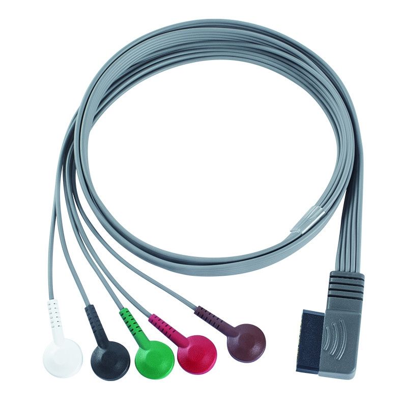 Compatibel met PH ECG Telemetrie Leadwire - M4725A ECG Holter Cable 350-0173-03 voor Zymed DigiTrak-Plus