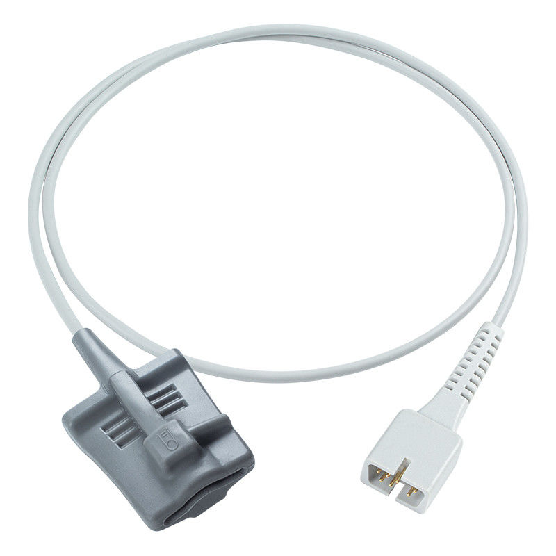 Grijze korte volwassen SpO2-sensor zachte punt 1M voor Contec CMS60C/CW/D/DW CMS60 PM50 PM60D