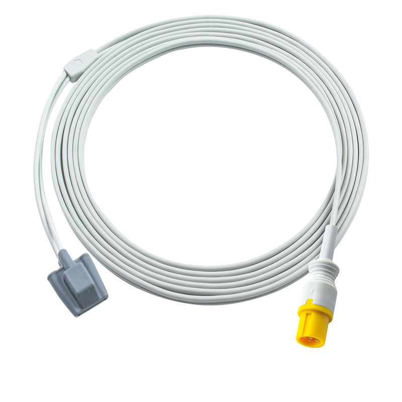 Compatibel Contec 6Pin SpO2 Sensor voor baby's 3.0M Digital Tech CMS5100,CMS800,CMS9000C,CMS9100