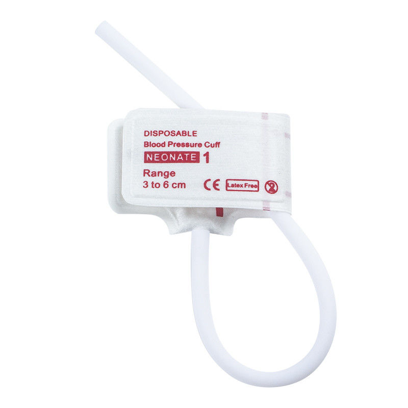 Eenmalig Neonatal NIBP Manschet Eénbuis Grootte 1 3-6 cm Latexvrij Steriele