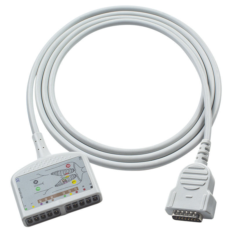 Flexible GE Healthcare Marquette EKG Trunk Cable 22341809 voor volwassenen/pediatrische monitoring