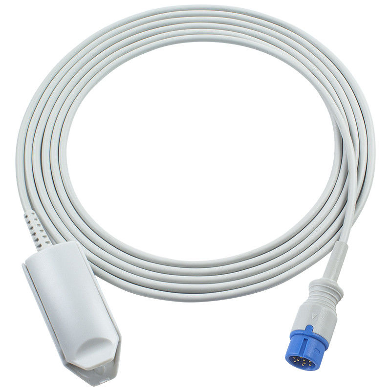 Compatibel ViewMed 9Pin SpO2 Probe Volwassenen ViewMed Verzadiging Monitor Finger Clip 3.0M