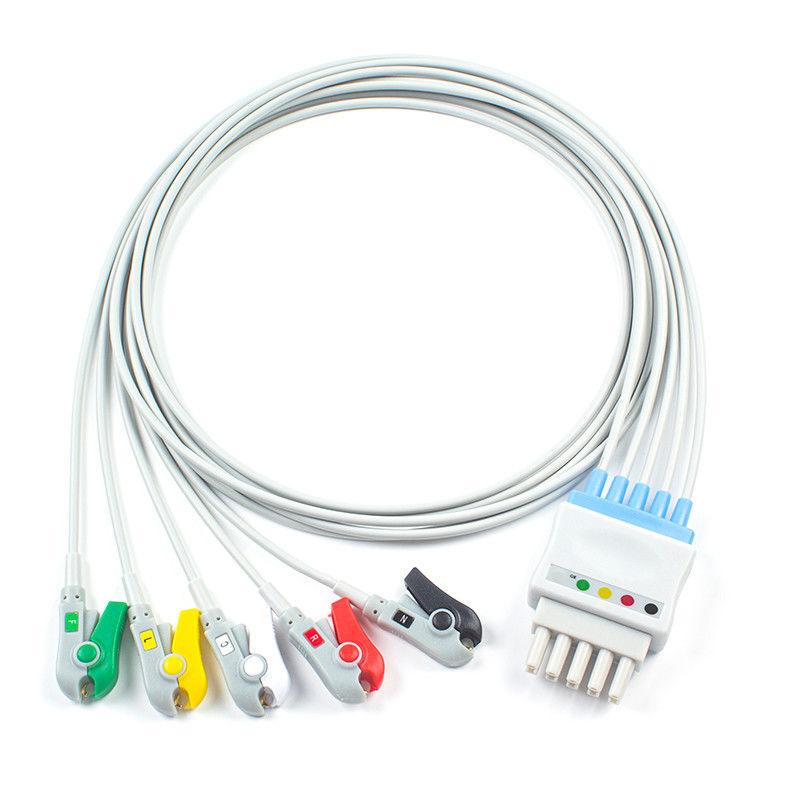 GE-Datex Ohmeda 545316 545318 2,0 Geduldige de Monitorkabel van het 5 Loodecg electrocardiogram