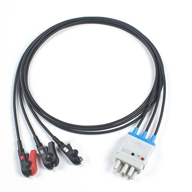 Van de de Draadröntgenstraal van Nihonkohden Radio Doorzichtige CT 3 Loodmri ECG Radiotranslucent Kabel en Looddraad
