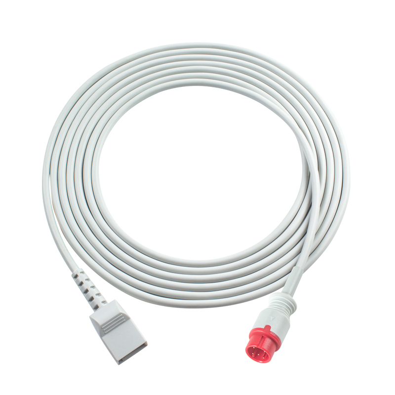 BARD IBP Adapterkabel 8-pins met Edward Argon BD Abbott BB PVB Utah Medex Mindray Connector IBP Transducer Verlengsnoer