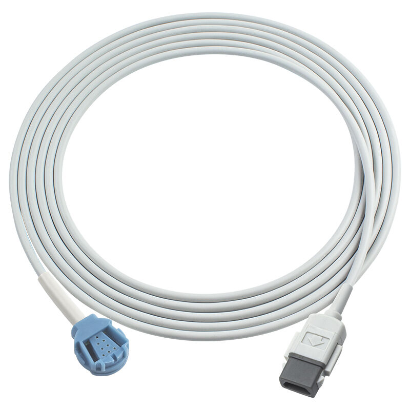 GE Datex Ohmeda OXY-MC3 SpO2-sensorkabel 9-pins Datex TruSat-connector naar Datex OxiTip SpO2-adapter verlengkabel TruSat TD