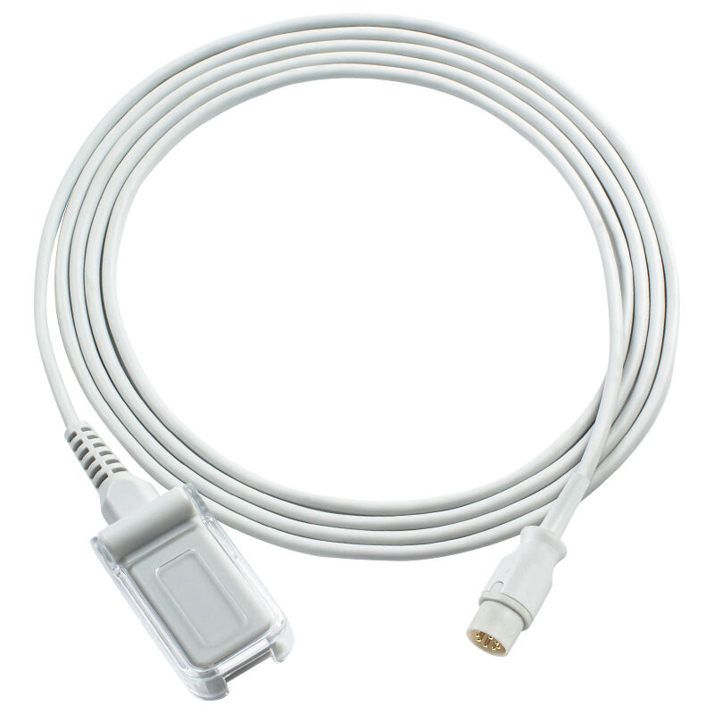 Schiller ODM Bruker SpO2-sensorkabel SpO2-adapterkabel Ma-simo Tech 8-pins naar DB9-connector