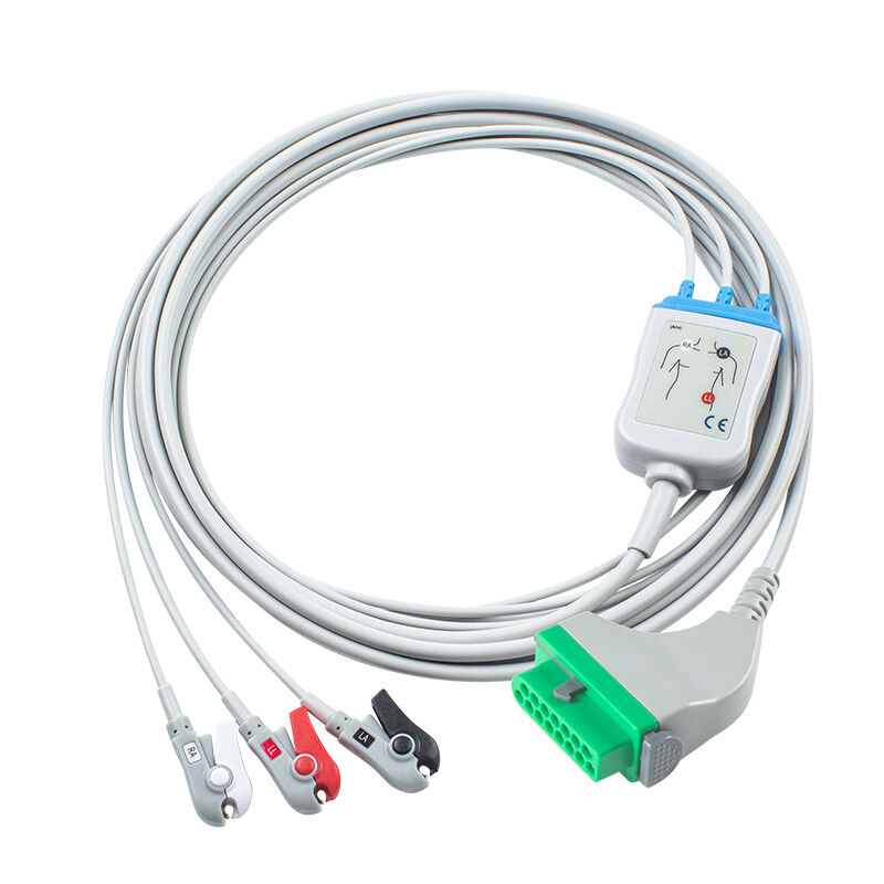 Fukuda Denshi CIO-07CTP-5NA CIO-07CTP-3NA ECG Kabel 15Pin DSL-8001 DSL-8001R Dynascope DS-8100 DS-8200 DS-8500