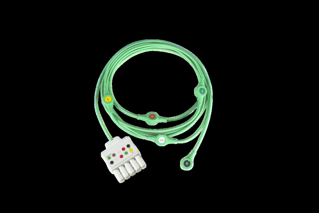 Siemen Draeger Monolead MS16160 MS16161 EKG EKG patiënt Kabel en looddraad 3 looddraad Dual 5Pin