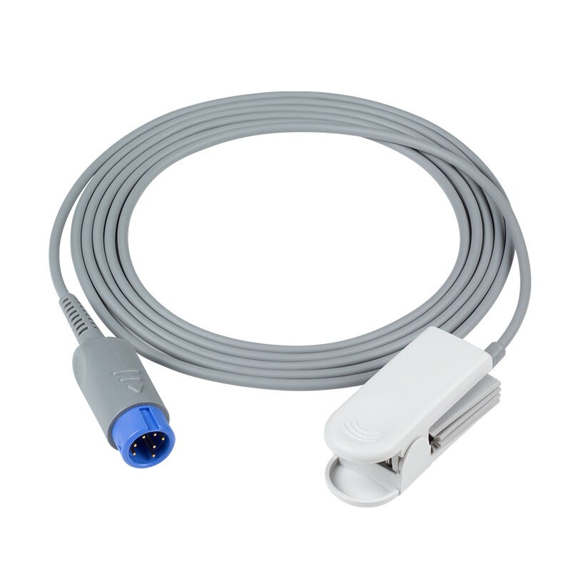 Edan 7-pins V5 V8 IM20 IM3 IM3X IM10X IM12 One Direct Volwassen Vingerclip SpO2 Sensor 02.57.225029