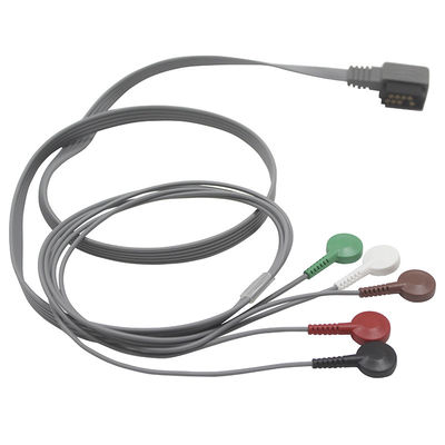De Kabel en Leadwires M4725A van Philips Digitrak XT Holter ECG