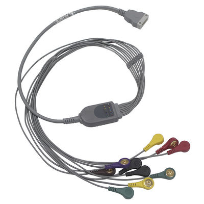 BENEWARE de Kabel Rechte Holter 3ft van het elektrodenlood ECG-de Breuk van CEI van de Machinekabel