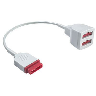 GE Marquette 	IBP-Kabel van de de Omvormeruitbreiding van Adapterkabel 2005772-001 2103966-001 11pin de Dubbele