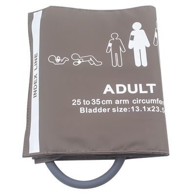 Opnieuw te gebruiken Volwassen NIBP-de Bloeddrukmanchet van de Manchet Enig Buis TPU 2535CM TPU