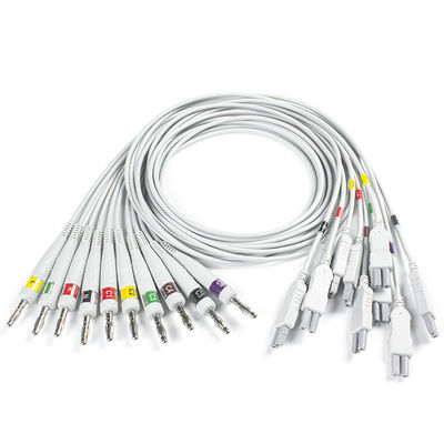 Norav Quark C12x Diagnostische EKG 12 Lood Stress Test Cosmeerd EKG met TPU Patiënt Kabel