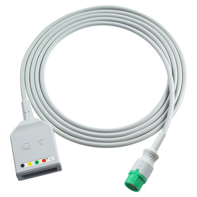 Biolight 12pins ECG Trunk Adapter Kabel ECG Kabel M7000 M8000A M8500 M9500 ECG Verlengkabels