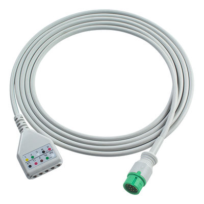 Comen 12Pin ECG Trunk Adapter Cable C50 C70 C90 NC12 NC8 ECG Cable Euro Style ECG Verlengkabel