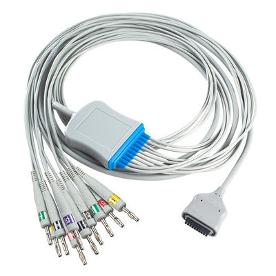 EDAN Dx12 10Lead ECG Holter kabel Banana voor stamkabel lengte 2.2M Compatibiliteit
